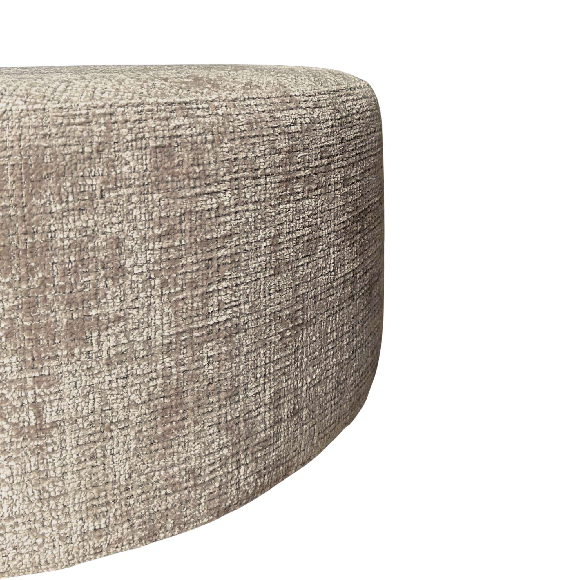 My Sofa Hocker | Rond | 60 cm | Cremona 14 | Taupe