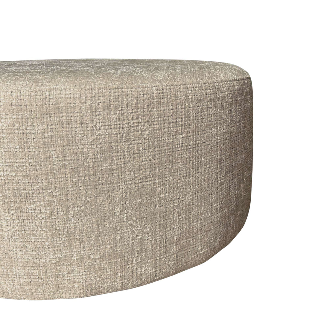 My Sofa Hocker | Rond | 80 cm | Cremona 14 | Taupe