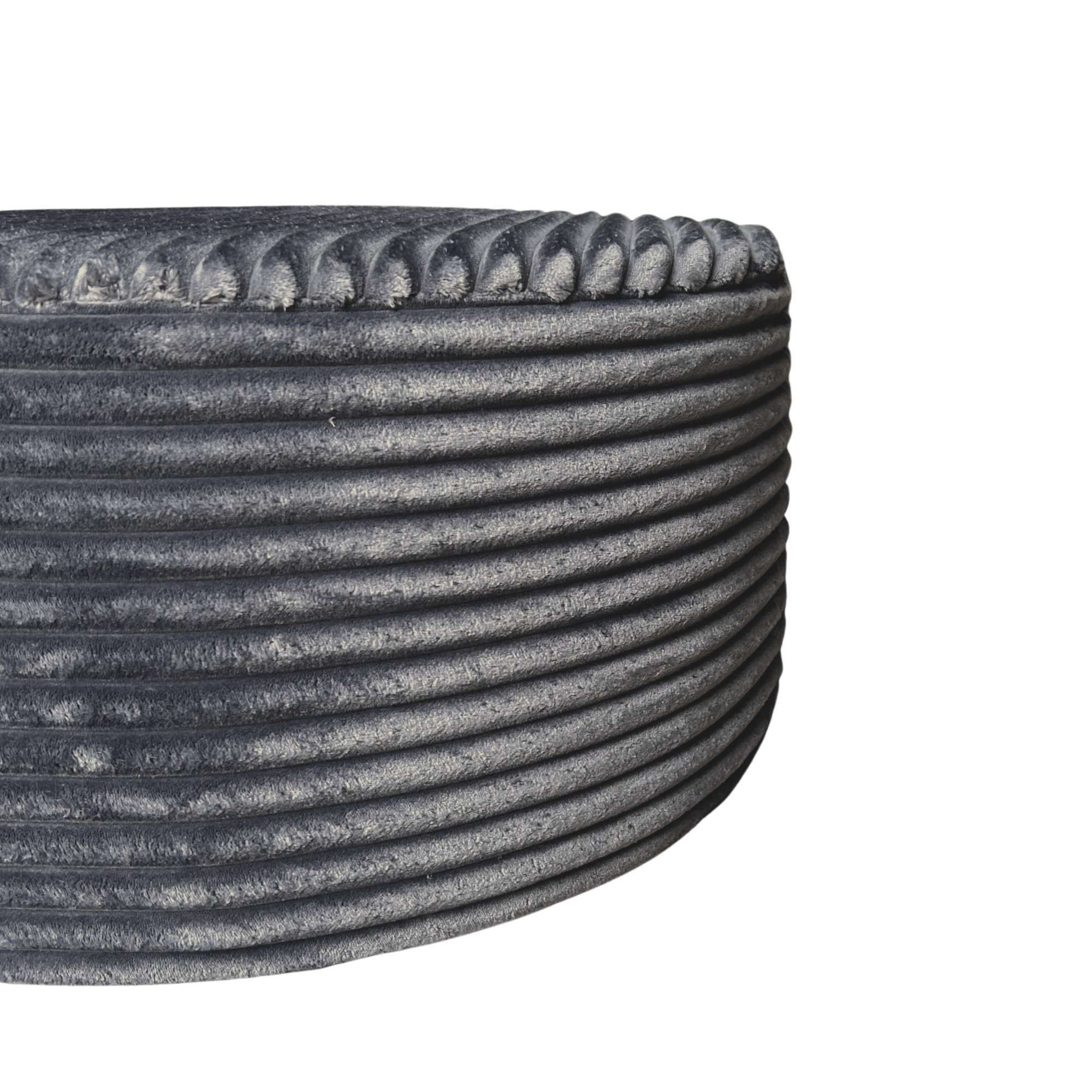 My Sofa Hocker | Rond | 80 cm | Tilia 85 | Antraciet