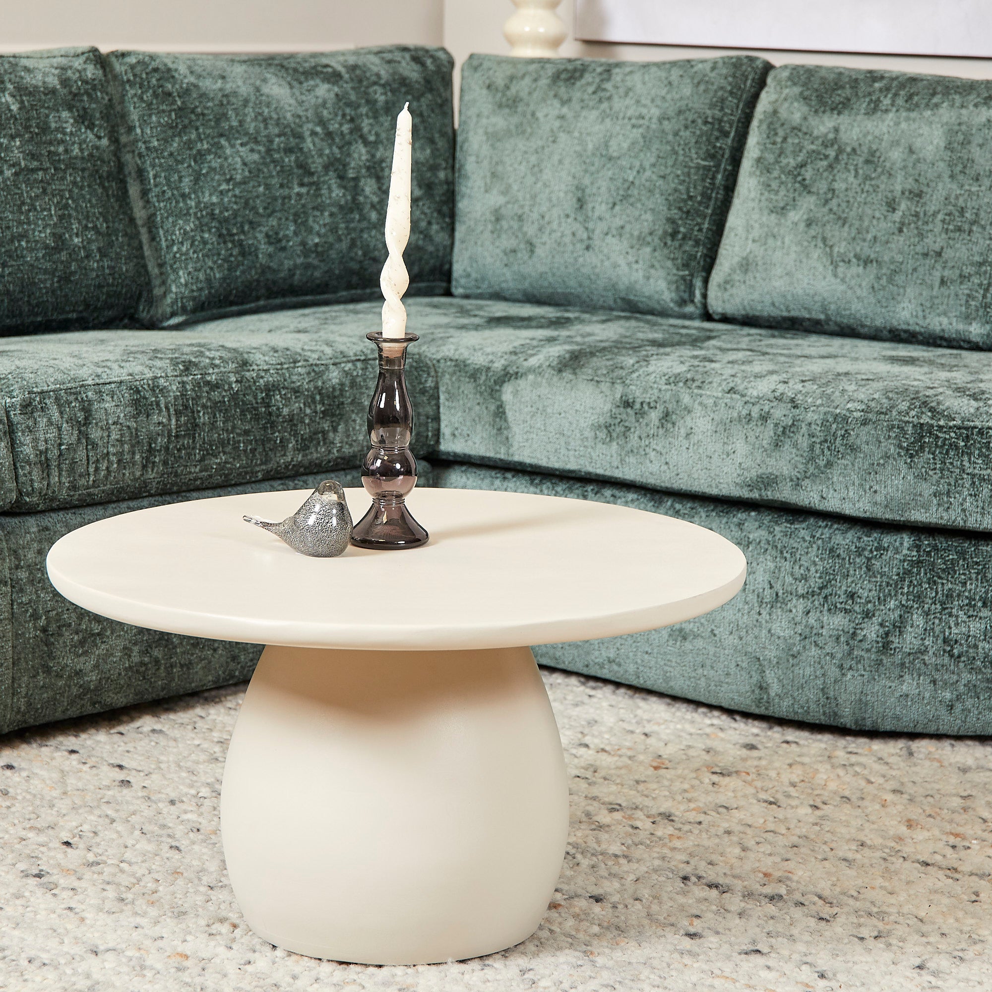 Sofa Alma | 2,5 zits + Divan Rechts | Green