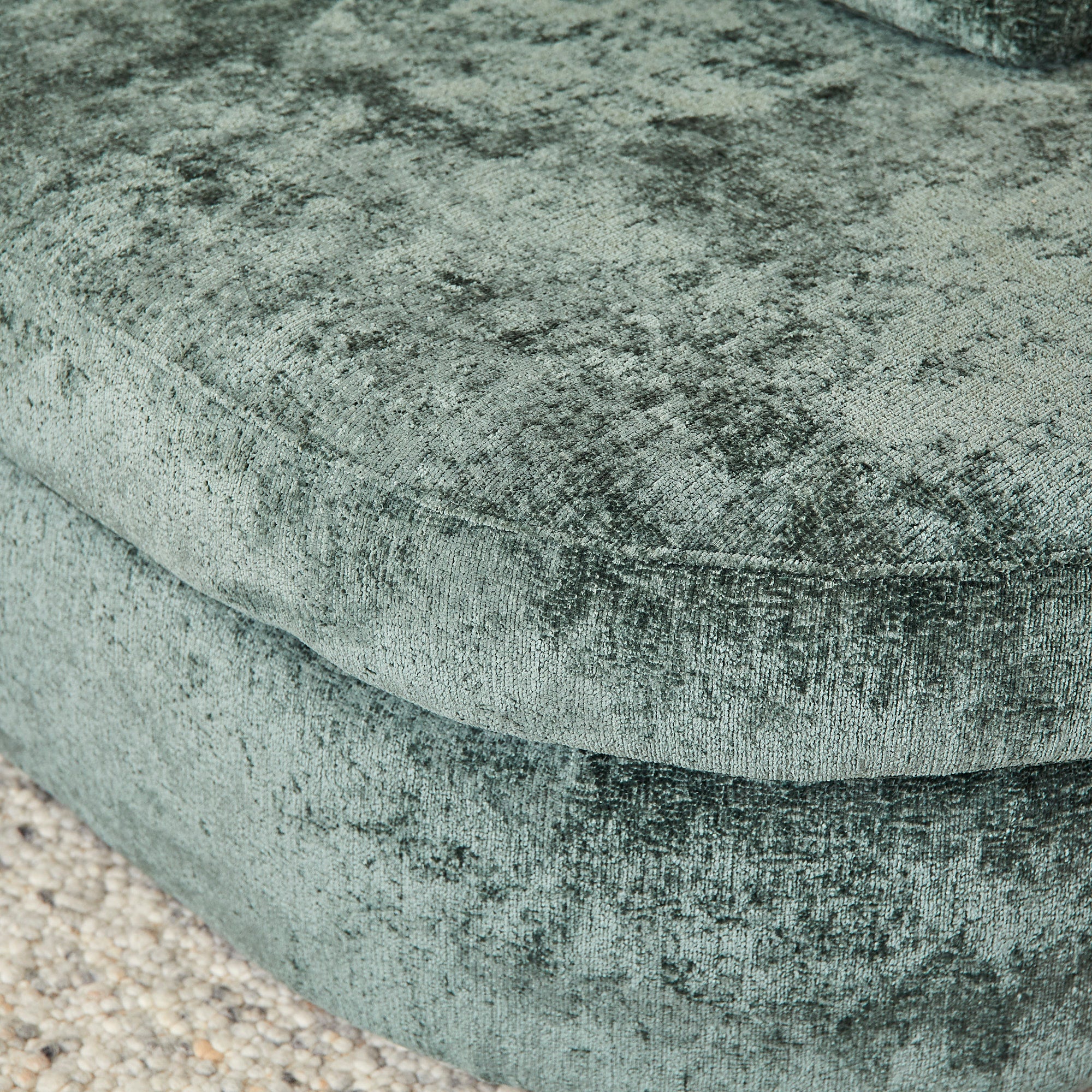 Sofa Alma | 2,5 zits + Divan Rechts | Green