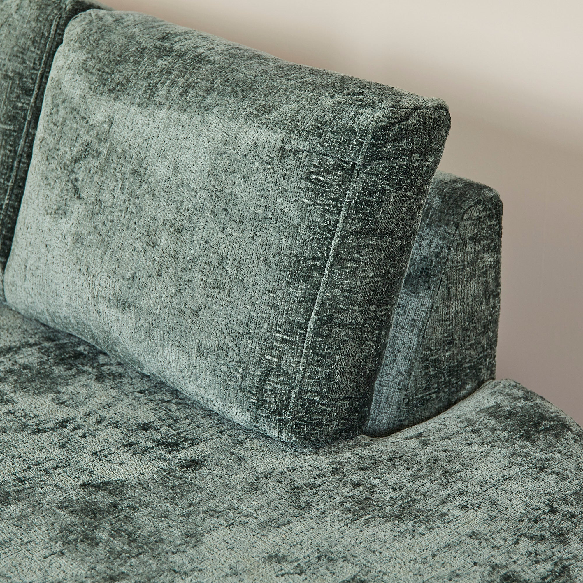 Sofa Alma | 2,5 zits + Divan Rechts | Green