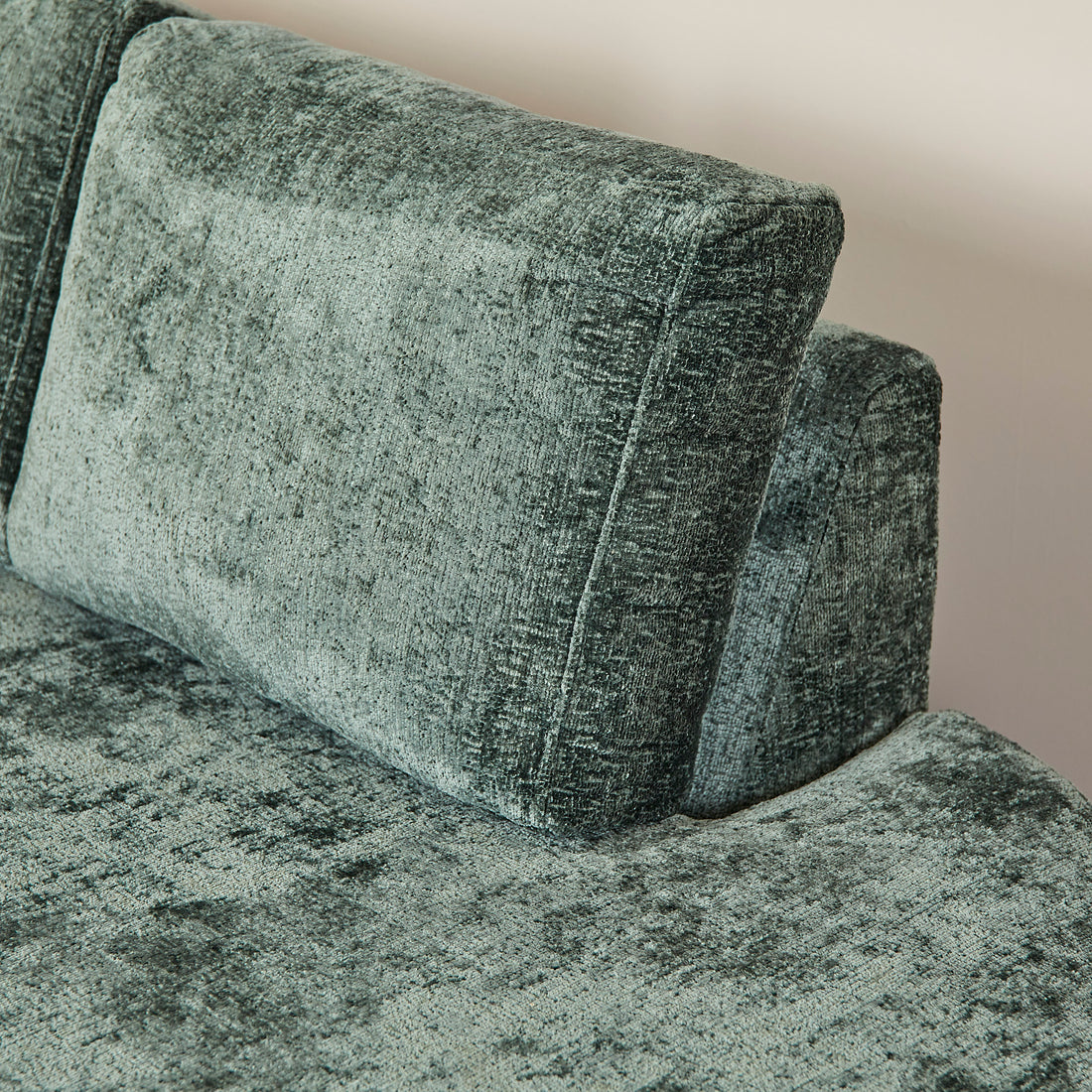 Sofa Alma | 2,5 zits + Divan Rechts | Green