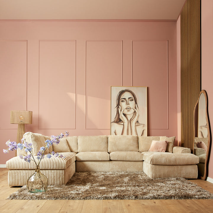 Sofa Teddy U-bank | direct leverbaar