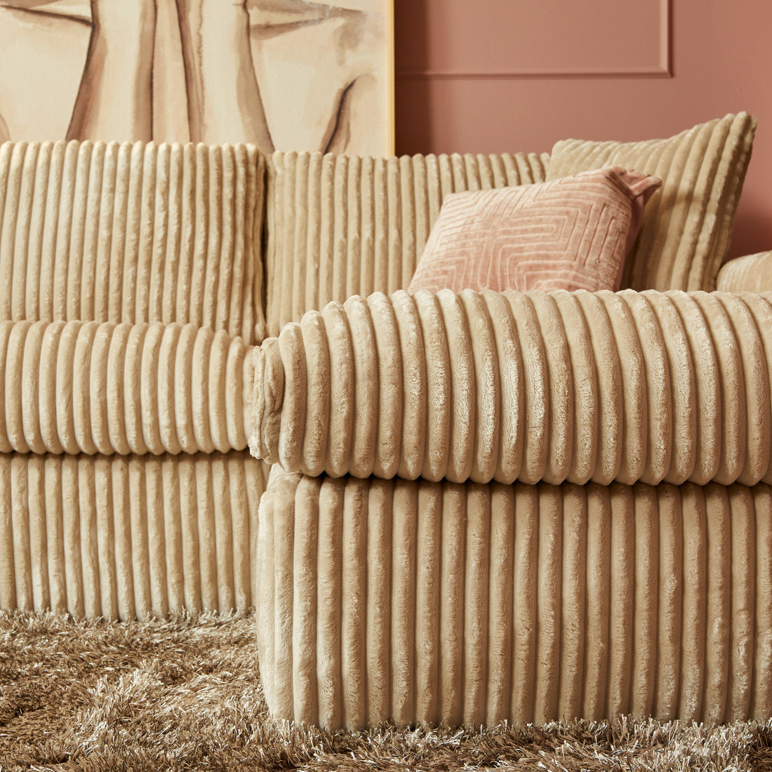 Sofa Teddy U-bank | direct leverbaar