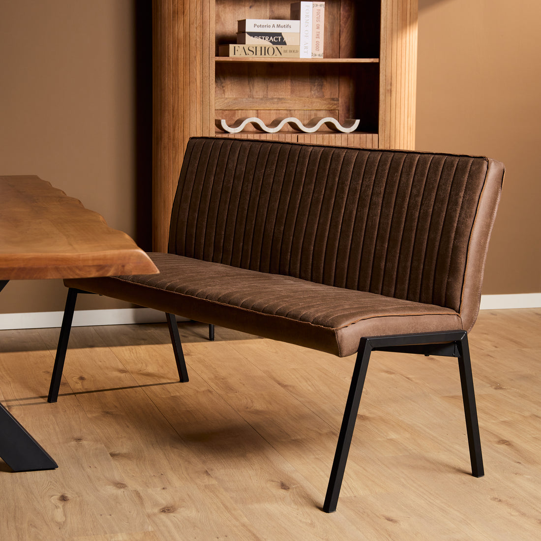 Eetkamerbank Tivoli Bull | 155 cm | Brown