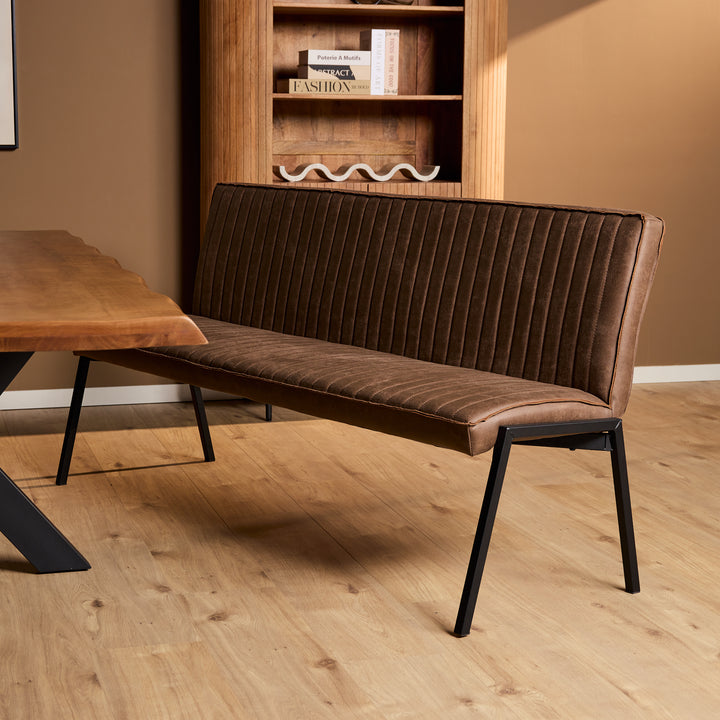 Eetkamerbank Tivoli Bull | 185 cm | Brown