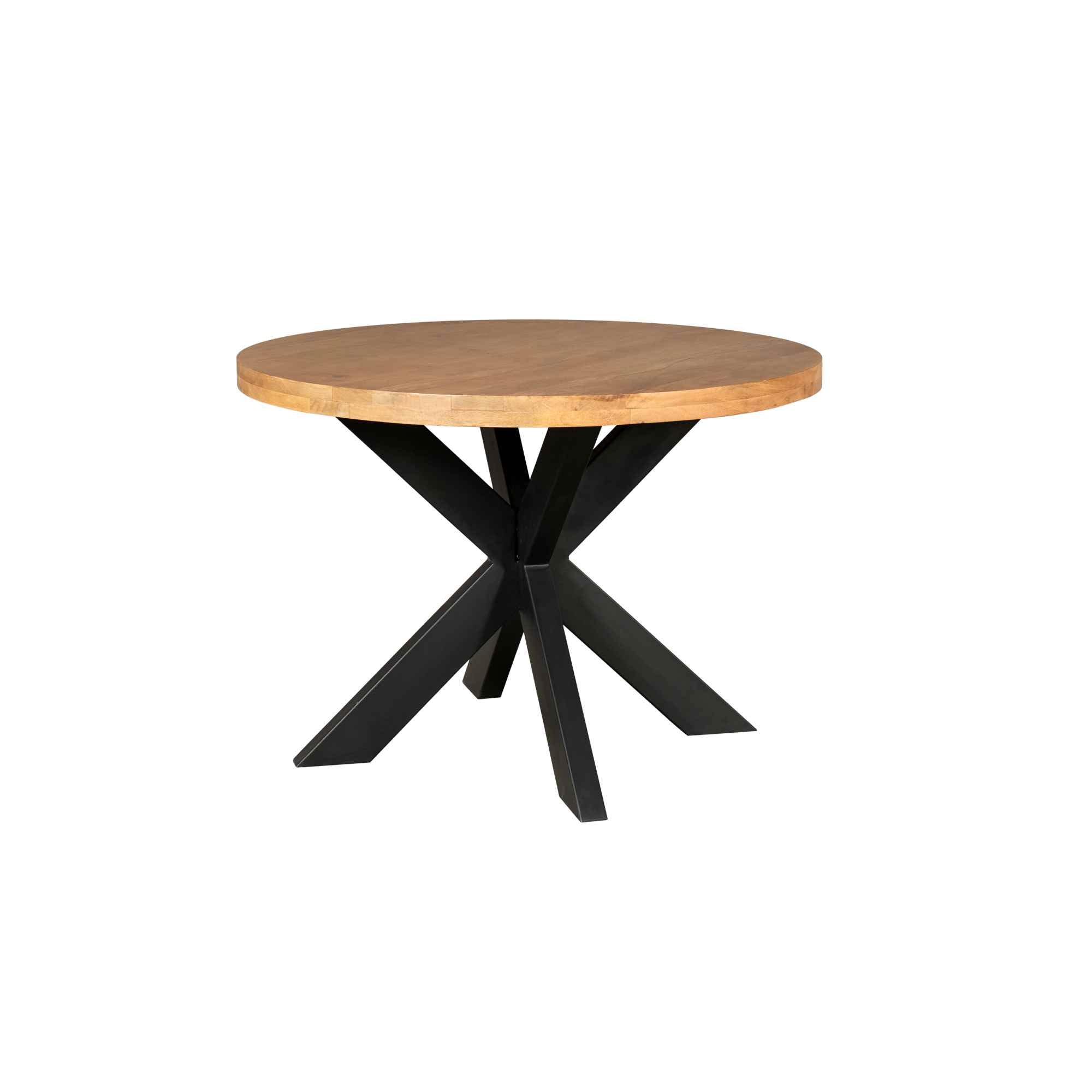 Eetkamertafel Denver | Rond | Mangohout | 110 cm