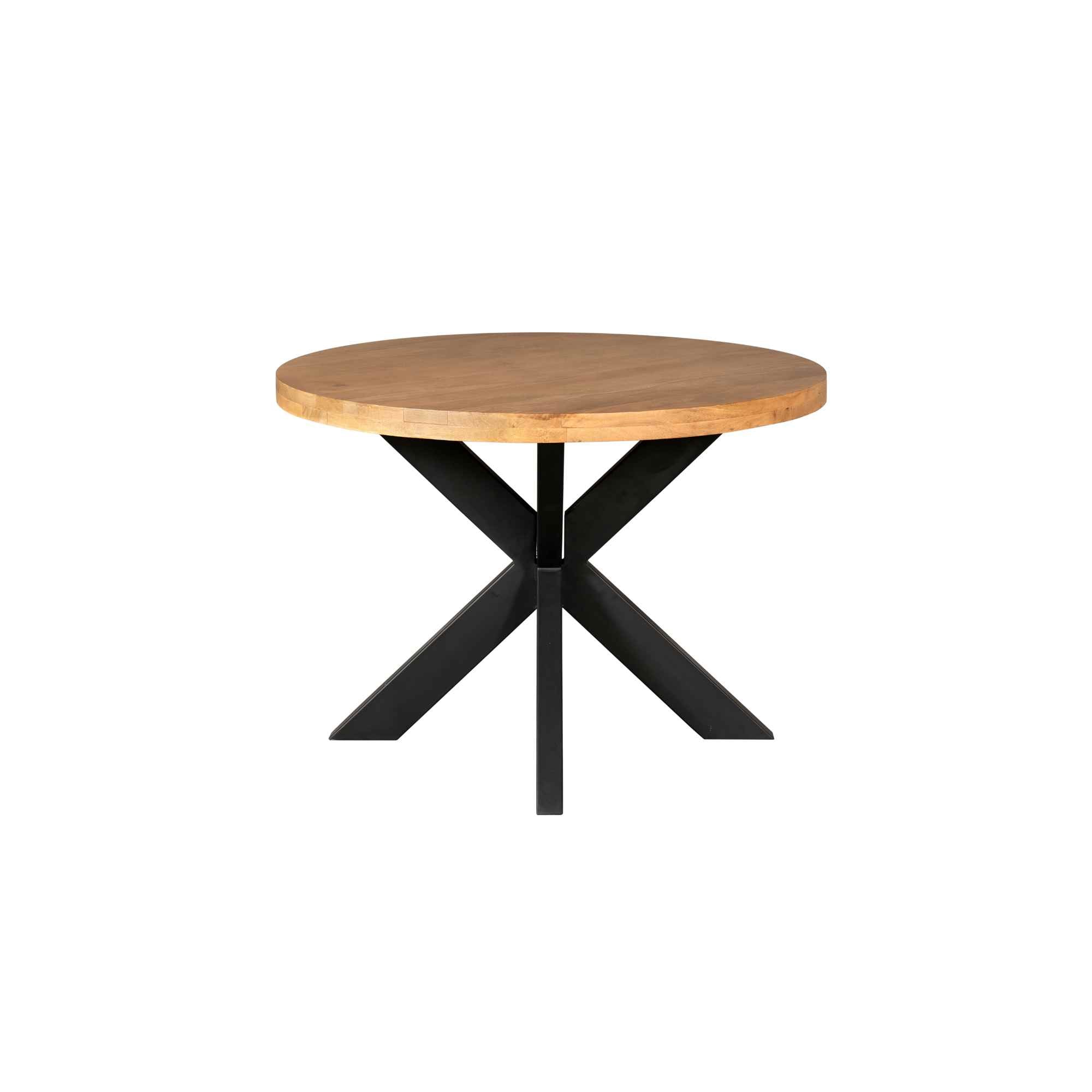 Eetkamertafel Denver | Rond | Mangohout | 120 cm