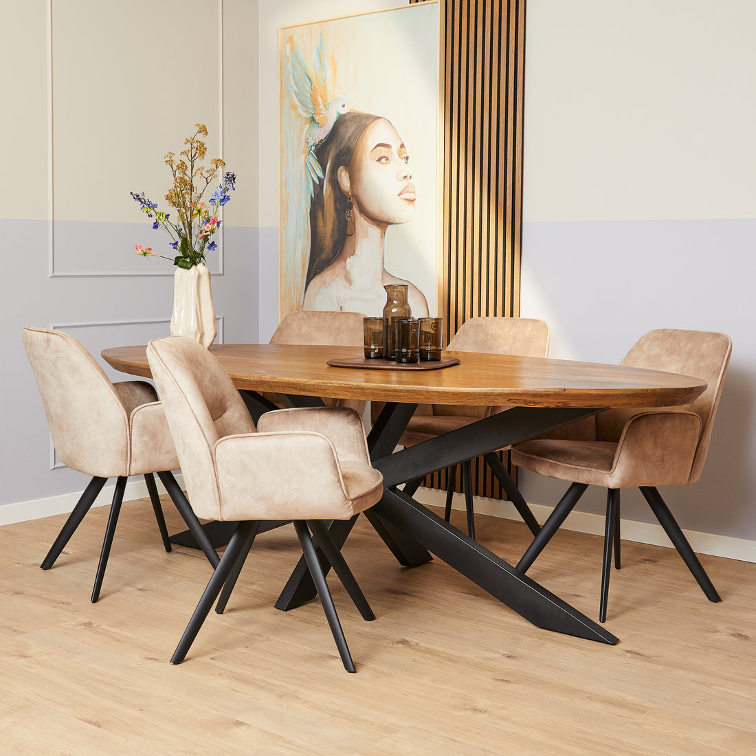 Eettafel Brandy · Ovaal