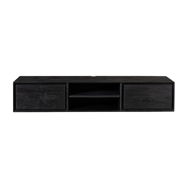 Zwevend tv meubel Ambiance Black | 160 cm