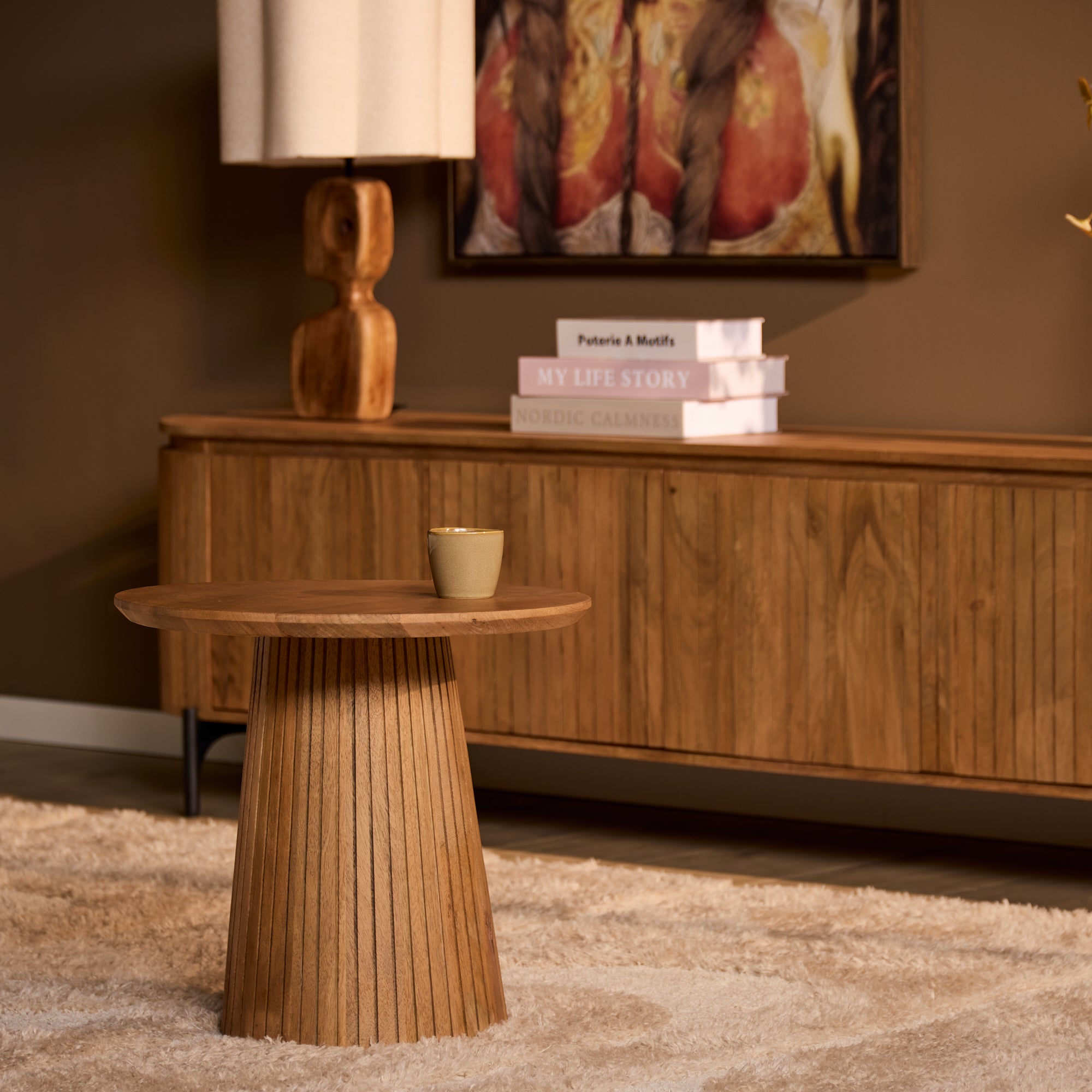 Salontafel | Solana | 50 cm | Naturel