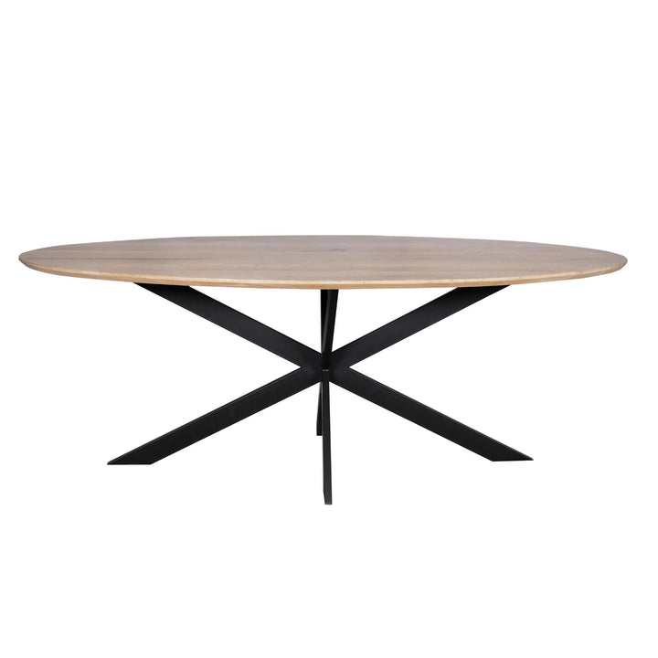 Eiken eettafel Ferris | Ovaal 180 cm | Naturel