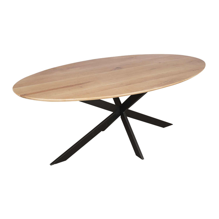 Eiken eettafel Ferris | Ovaal 180 cm | Naturel