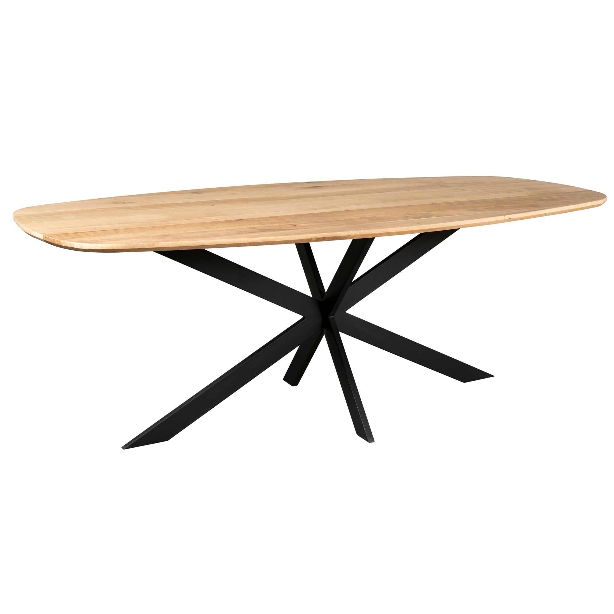 Eiken eettafel Ferris · Deens Ovaal