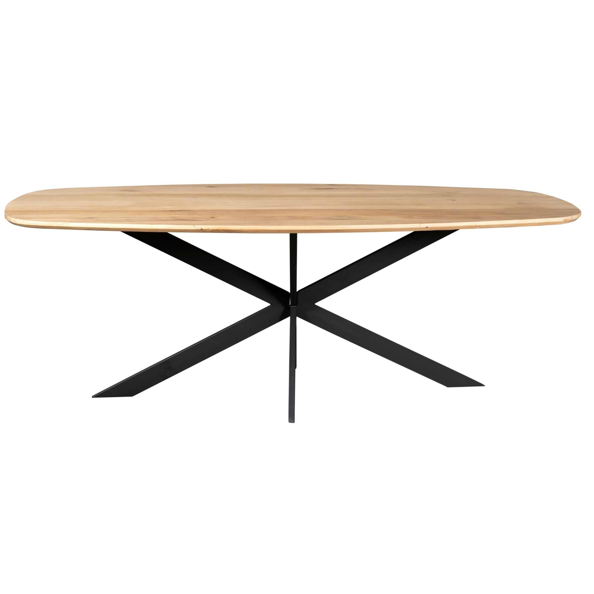 Eiken eettafel Ferris · Deens Ovaal