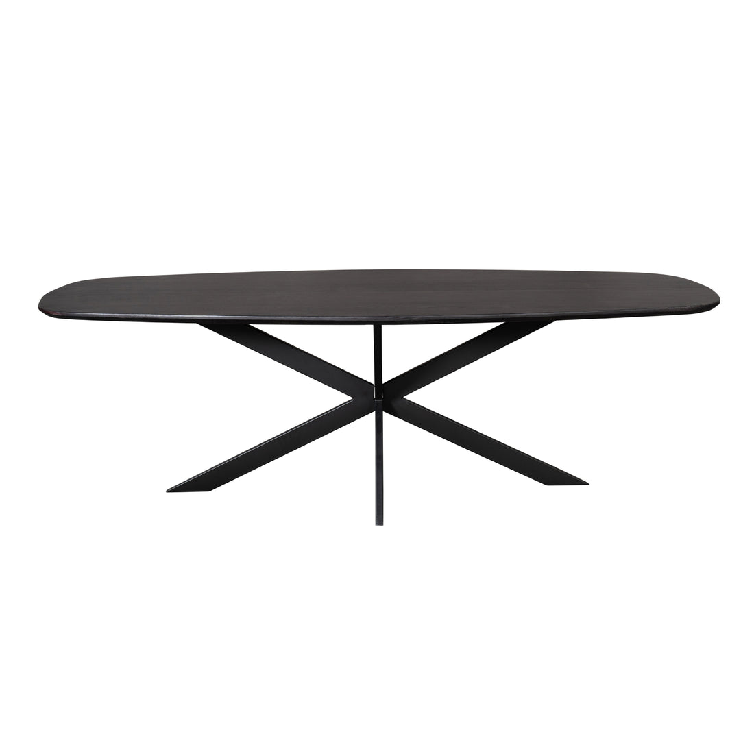Eiken eettafel Ferris | Deens Ovaal 280 cm | Zwart