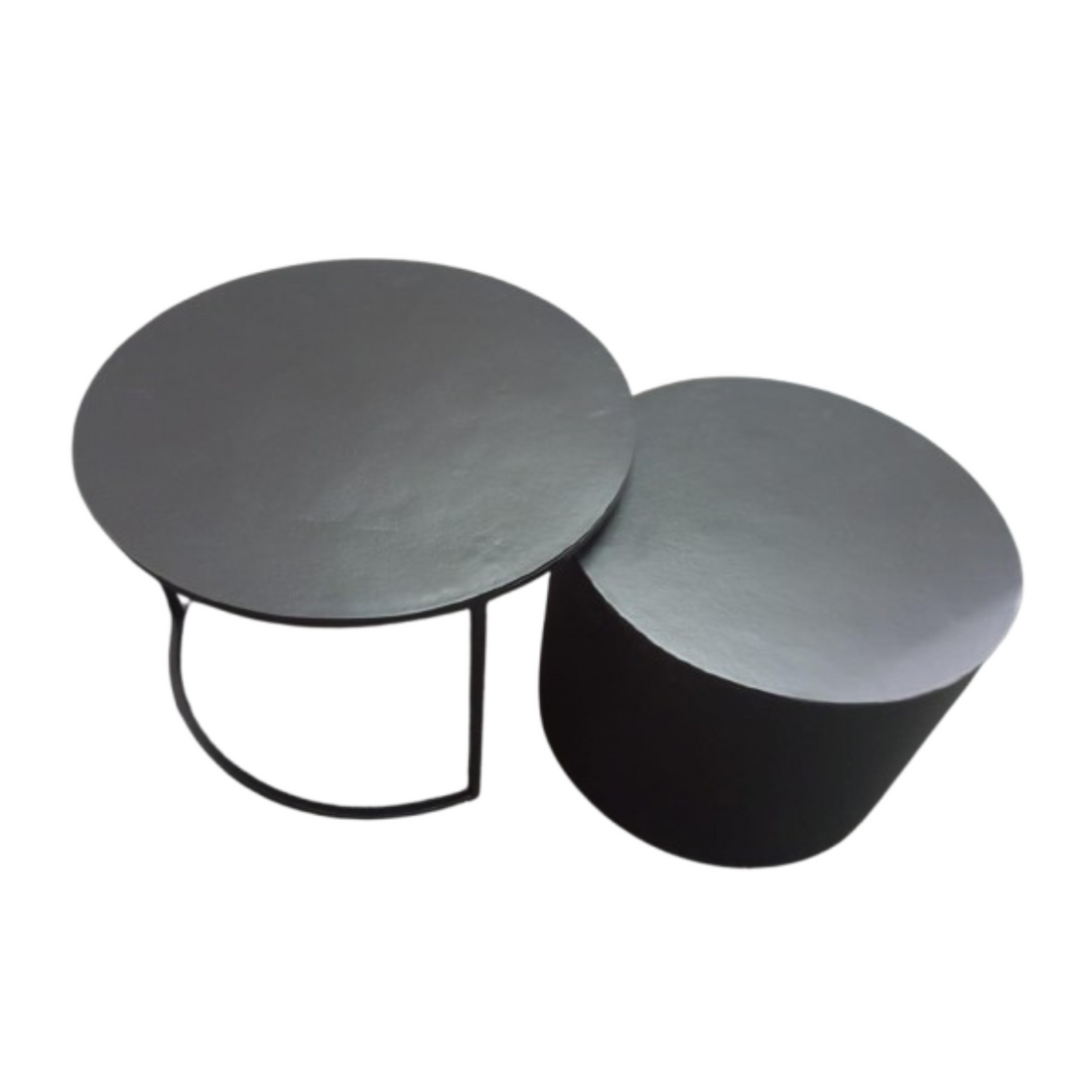 Luna Couchtisch | Schwarz | 2er-Set