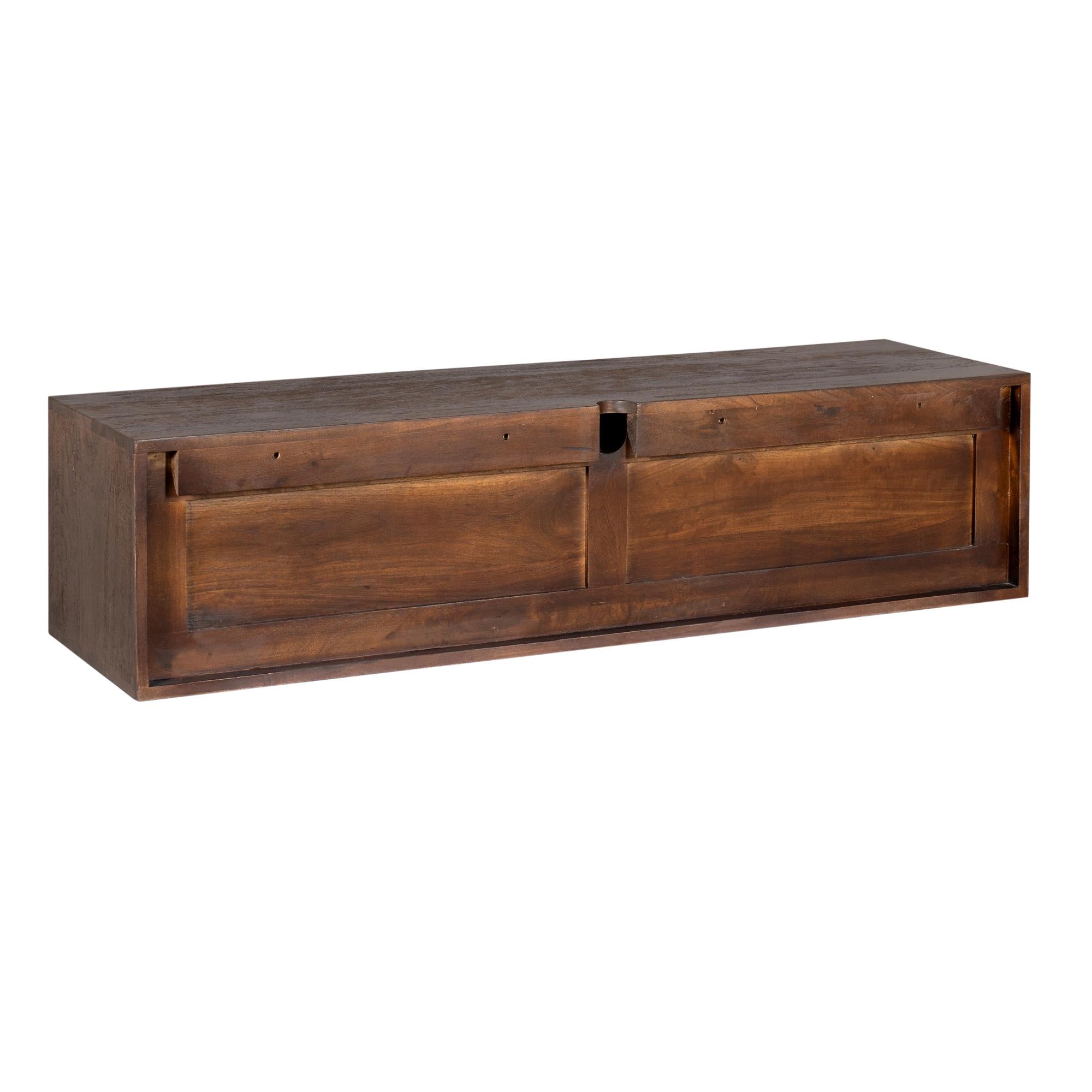 Zwevend tv meubel Vision Brown | 120 cm