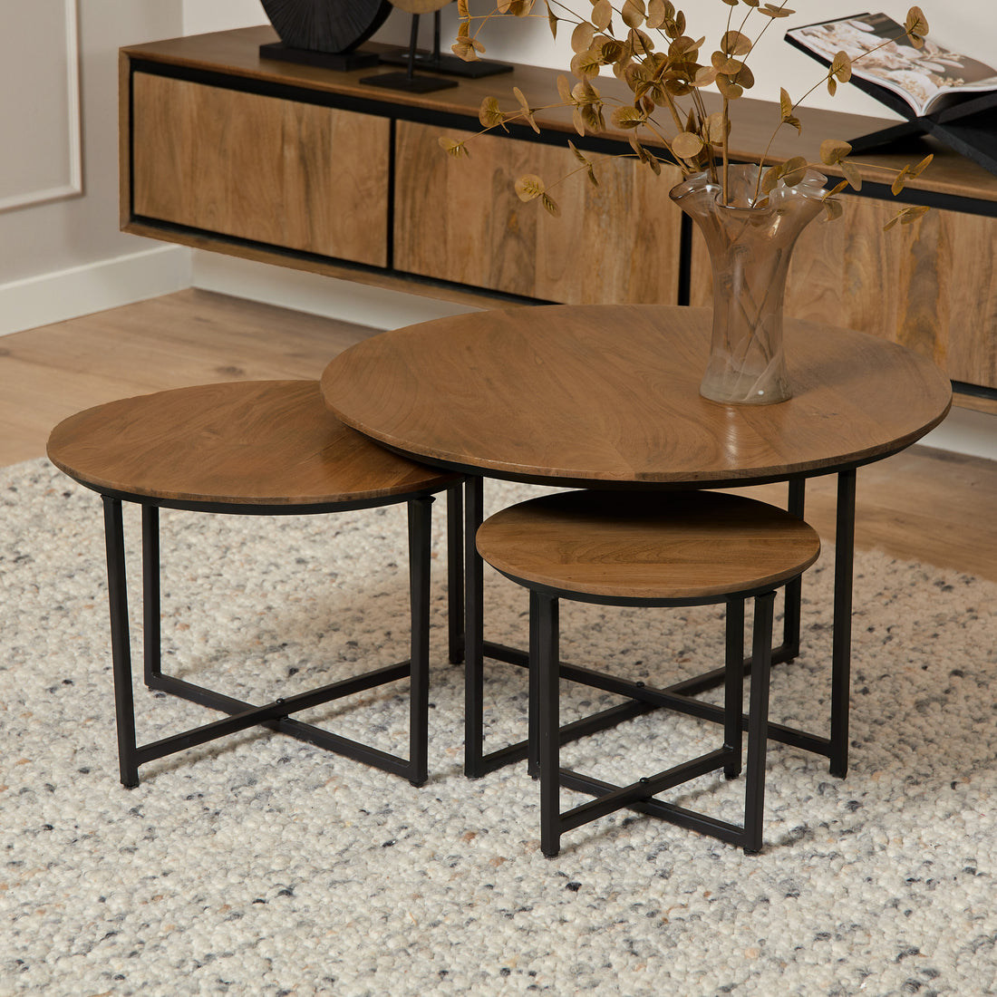 Salontafel RichWood | Set van 3