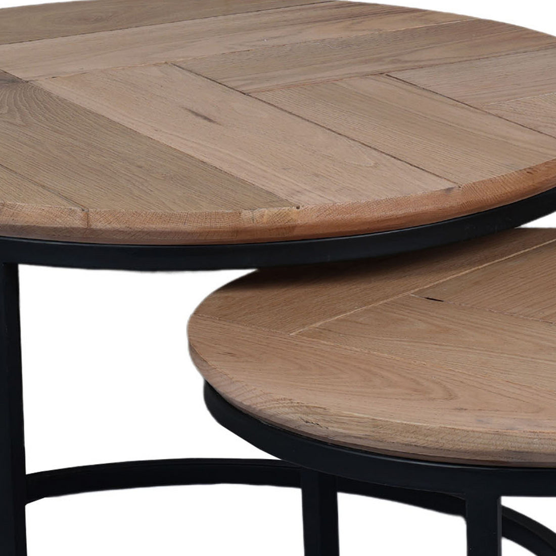 Couchtisch Otik Natureiche | 70 cm | 2er-Set