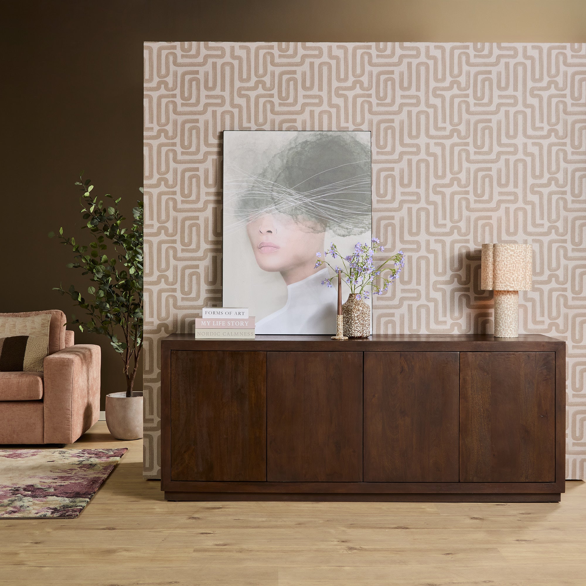 Sideboard Brüssel Braun | 200 cm