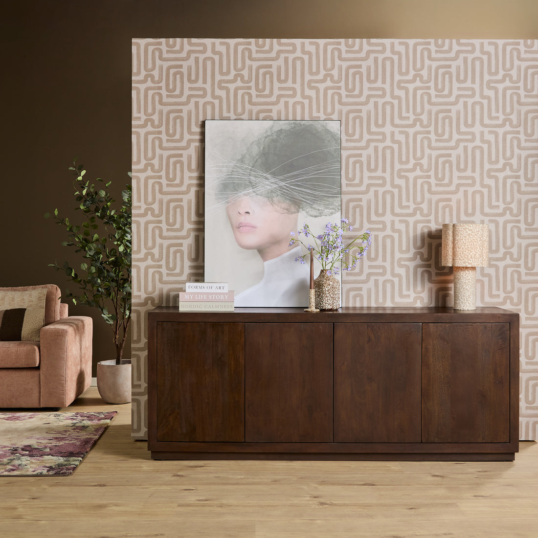Sideboard Brüssel Braun | 200 cm