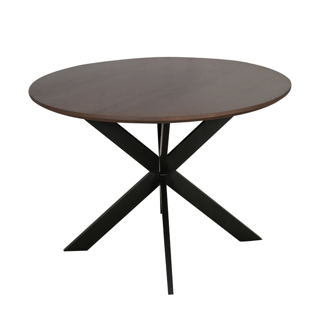 Eettafel Madison Walnut | 130 cm | Poot Black