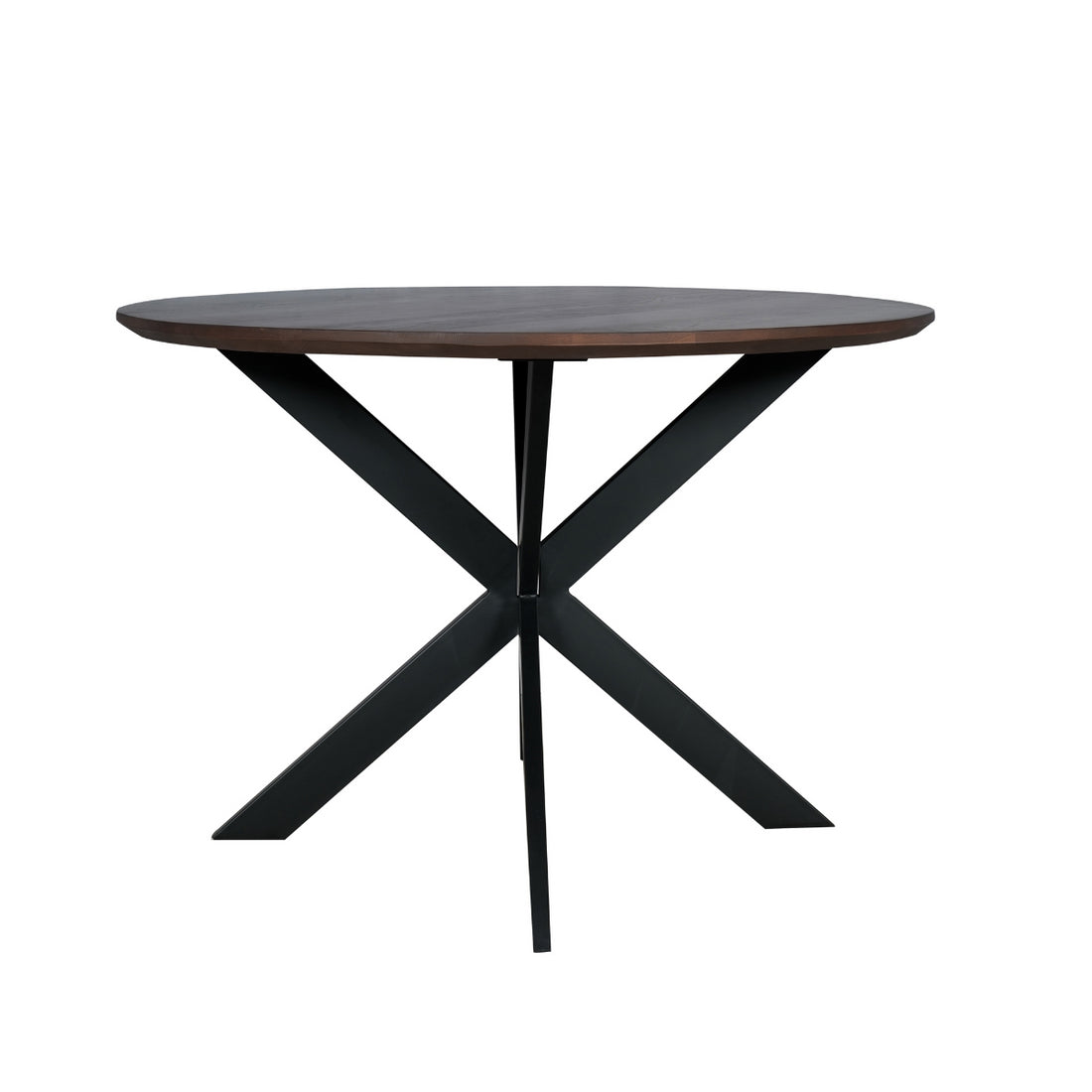 Eettafel Madison Walnut | 150 cm | Poot Black