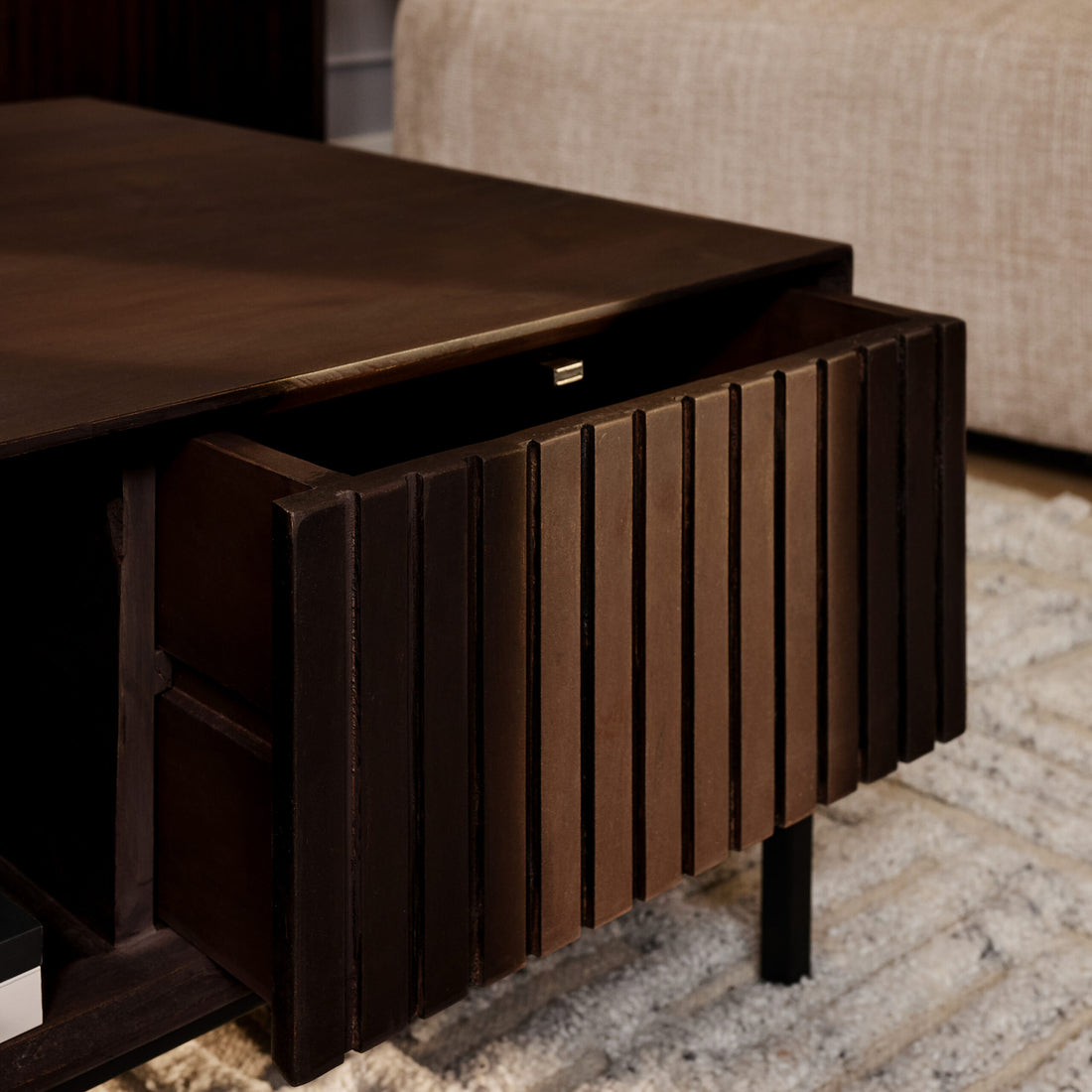 Salontafel Madison Brown | 80 cm | Vierkant