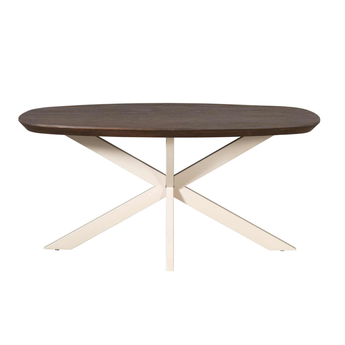 Eettafel Madison Brown | 160 cm | Deens Ovaal | Poot Sand