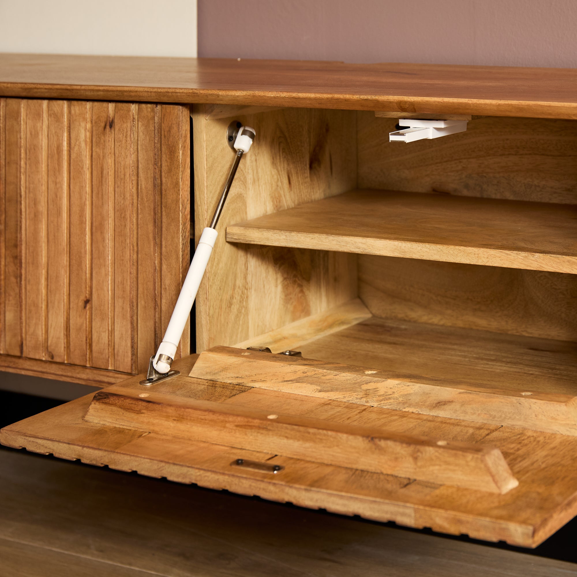 Zwevend tv meubel Madison Naturel | 200 cm