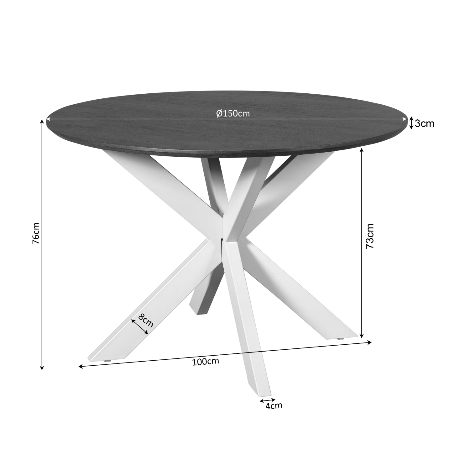 Eettafel Madison Natural | 150 cm