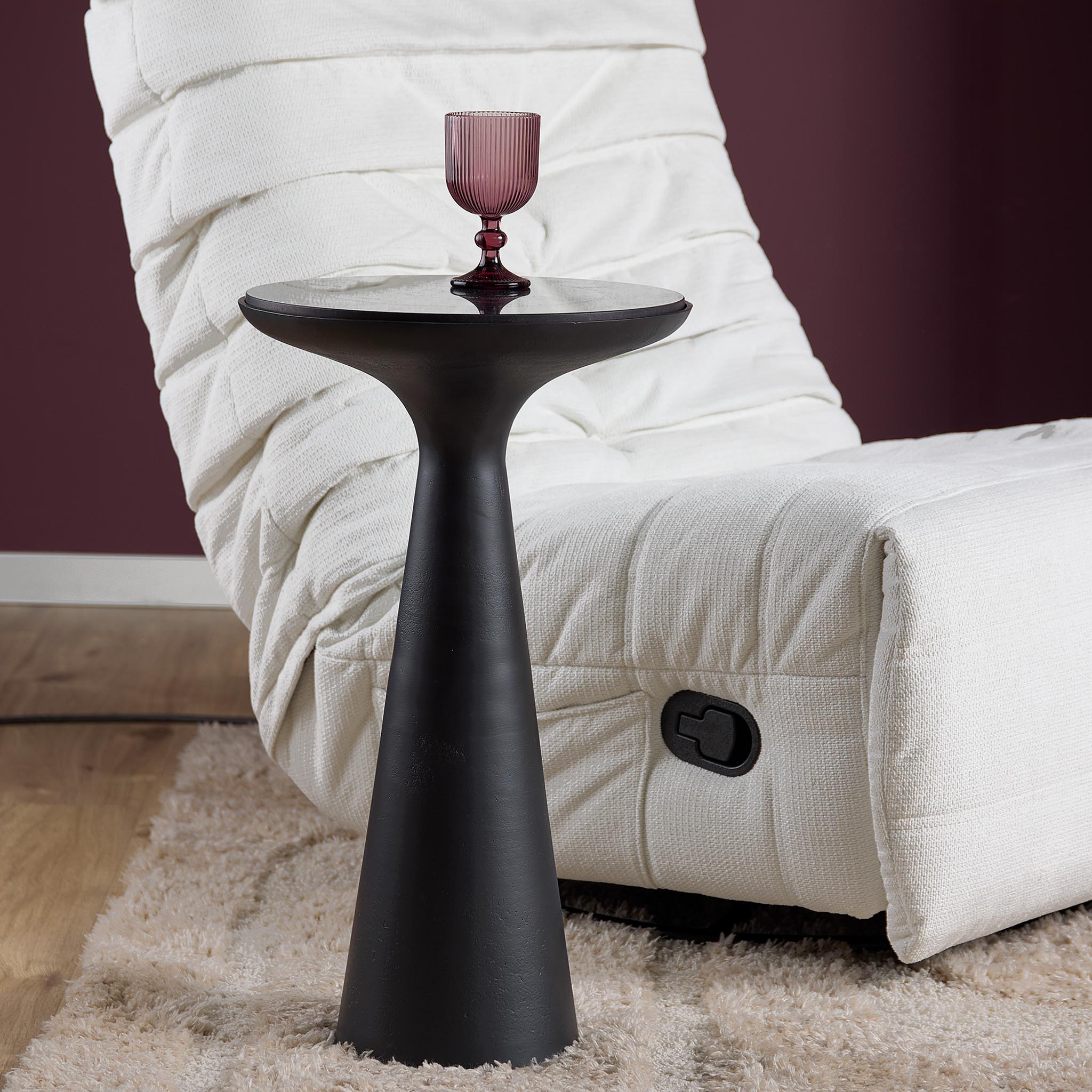 Bijzettafel Essy | Black | 38 cm