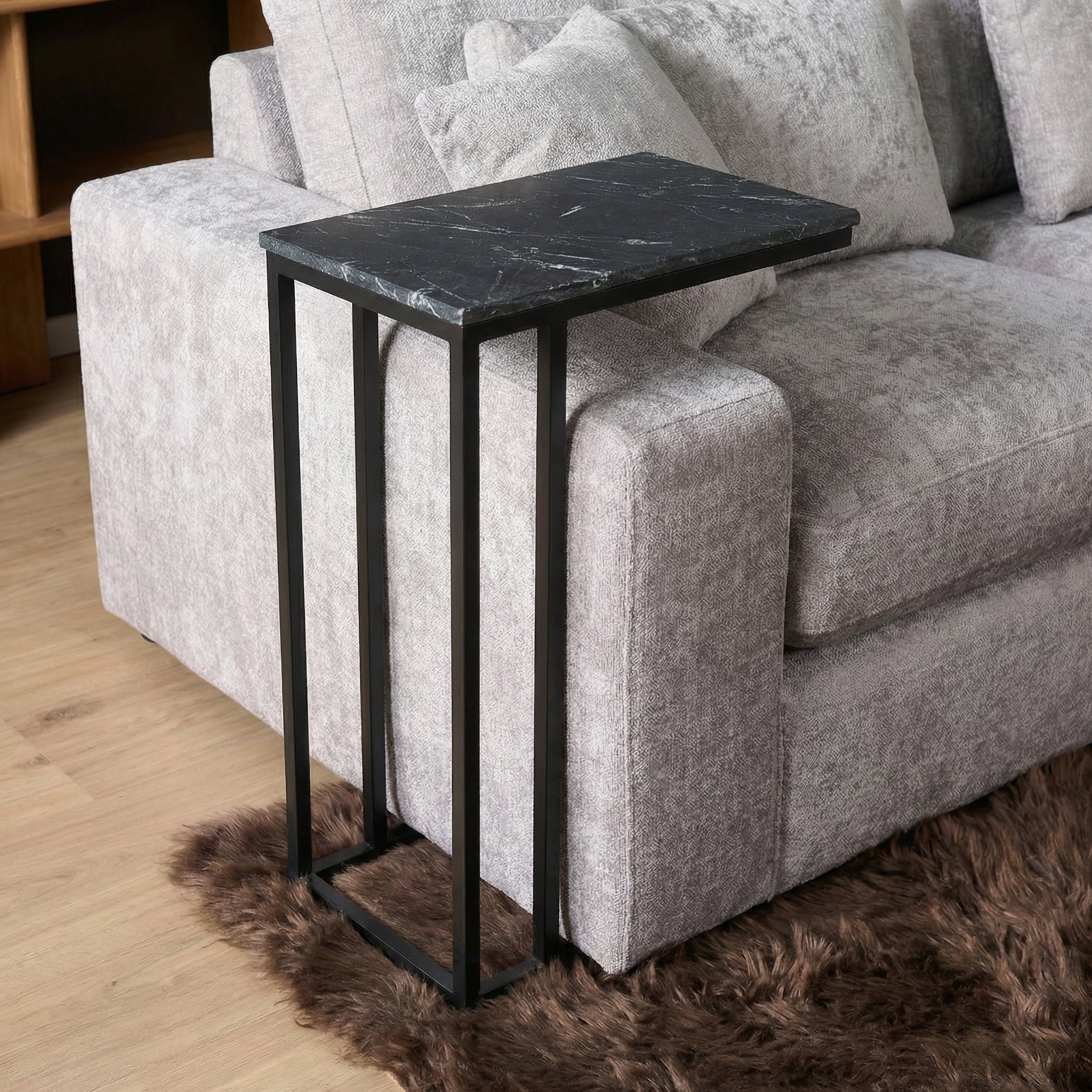 Slider Marmer | High | Zwart