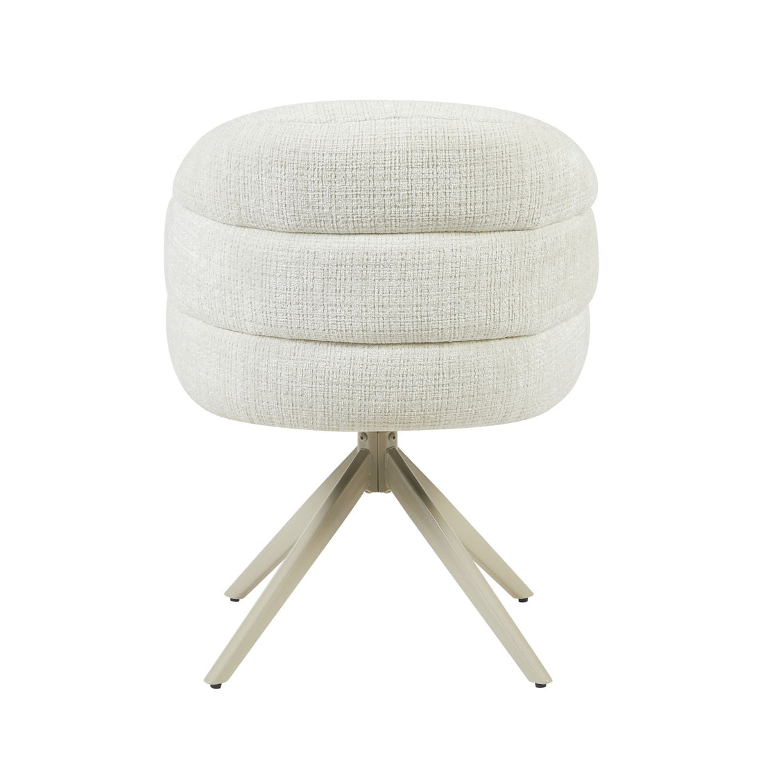Eetkamerstoel Bella | Off White | Poot Sand | Met armleuning