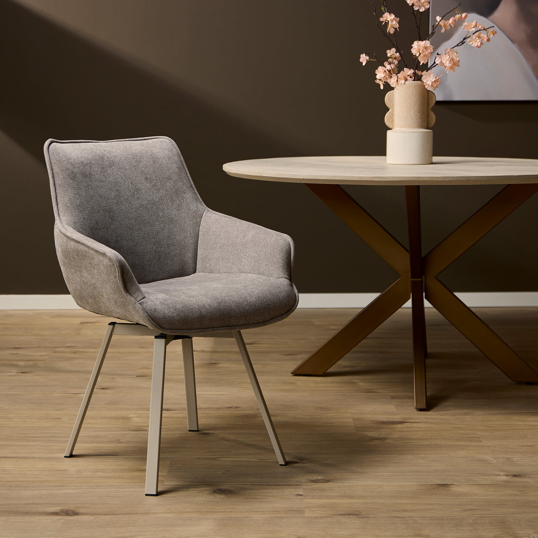 Eetkamerstoel Mees | Taupe