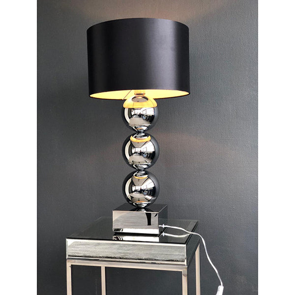Bollamp Blokvoet Chroom - Luxury Living