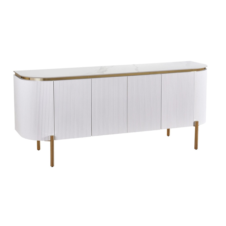 AQUA DRESSOIR GOLD 190X50X80 WHITE CERAMIC