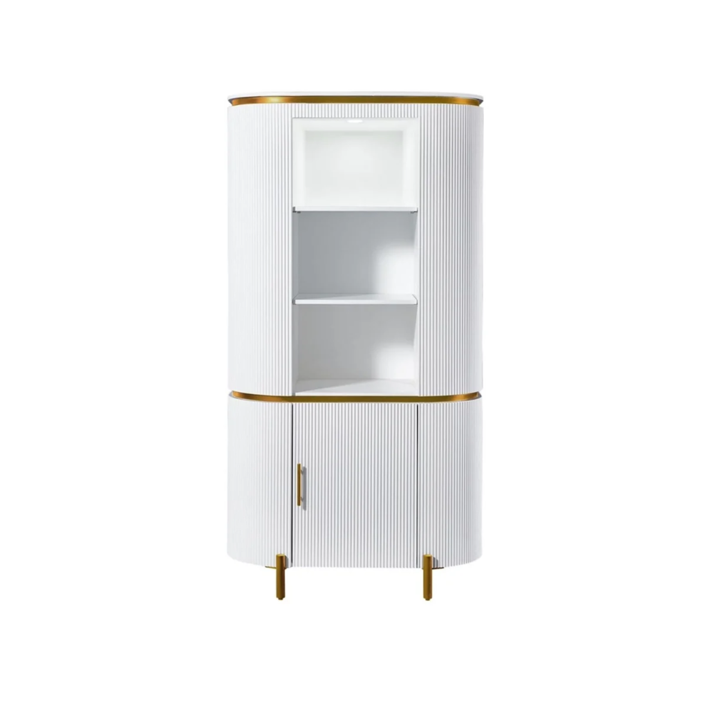 AQUA CABINET GOLD LEGS 180X50X95  WHITE CERAMIC