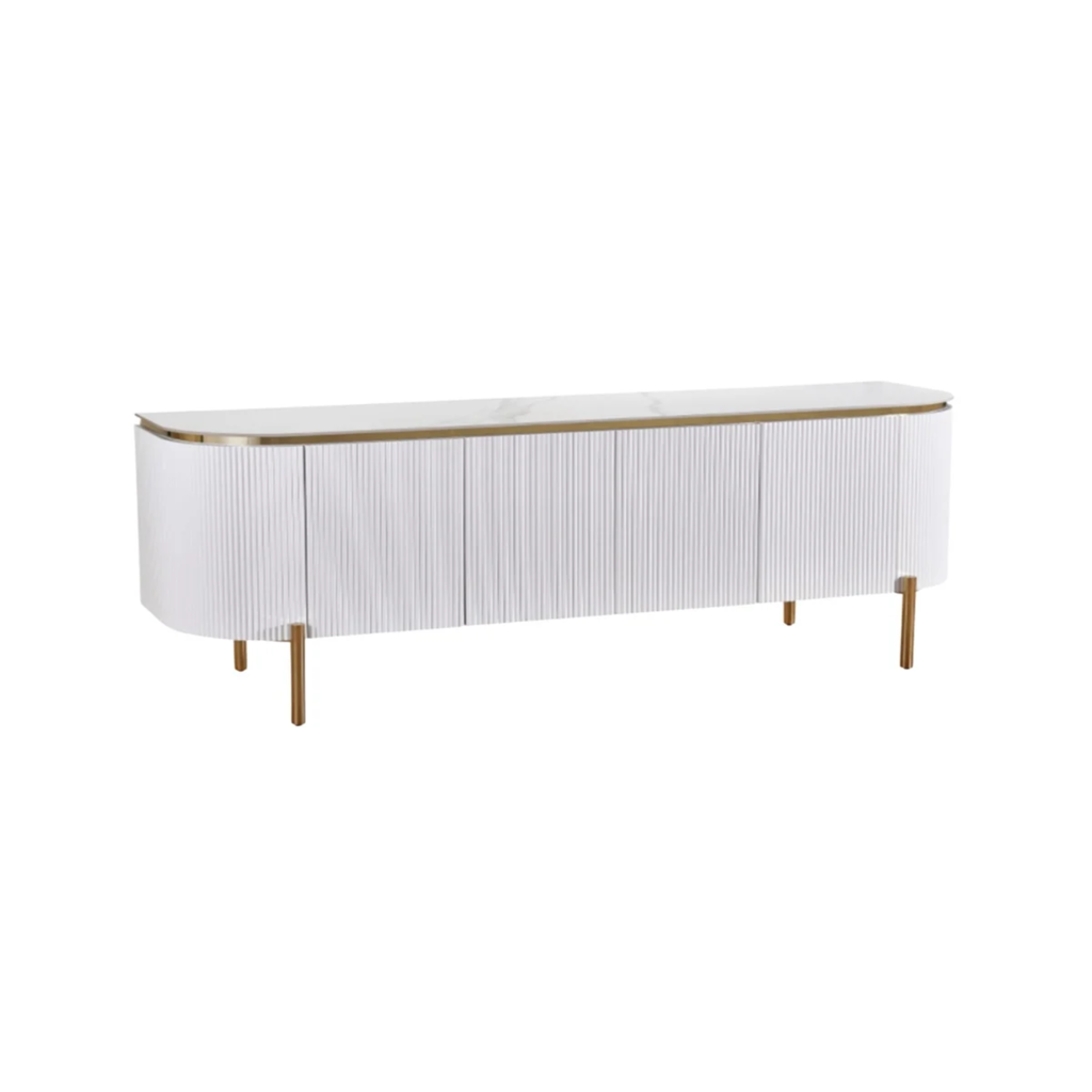 AQUA TVMEUBEL GOLD 200X50X55 WHITE CERAMIC