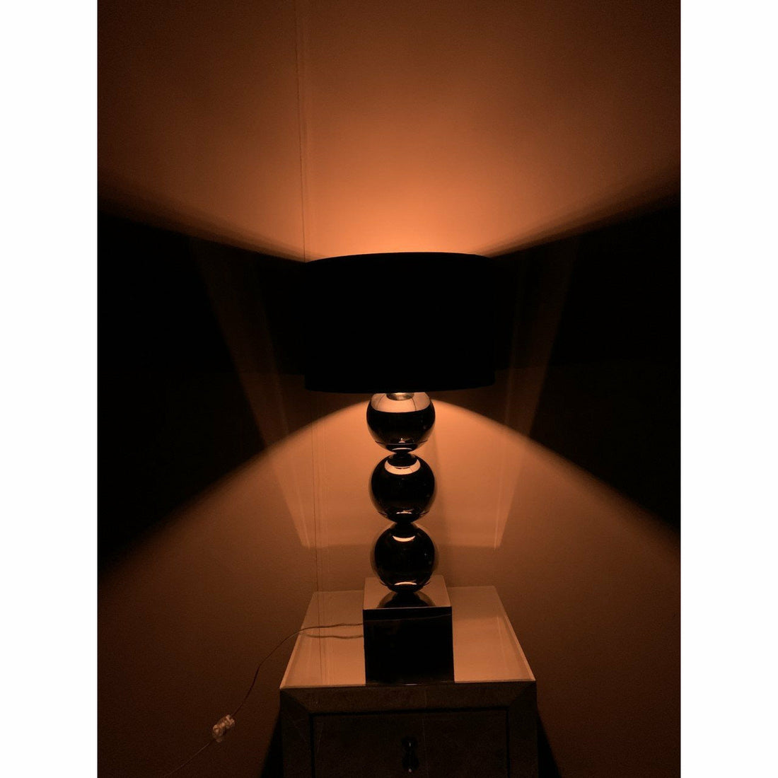 Bollamp Blokvoet Chroom - Luxury Living