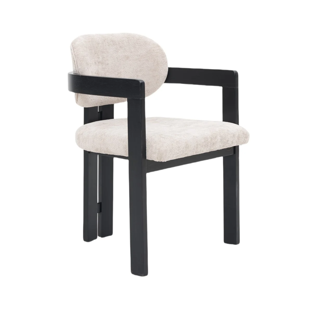 STUHL DUBAI ZB-5576 SCHWARZE BEINE FY2415-6 TAUPE