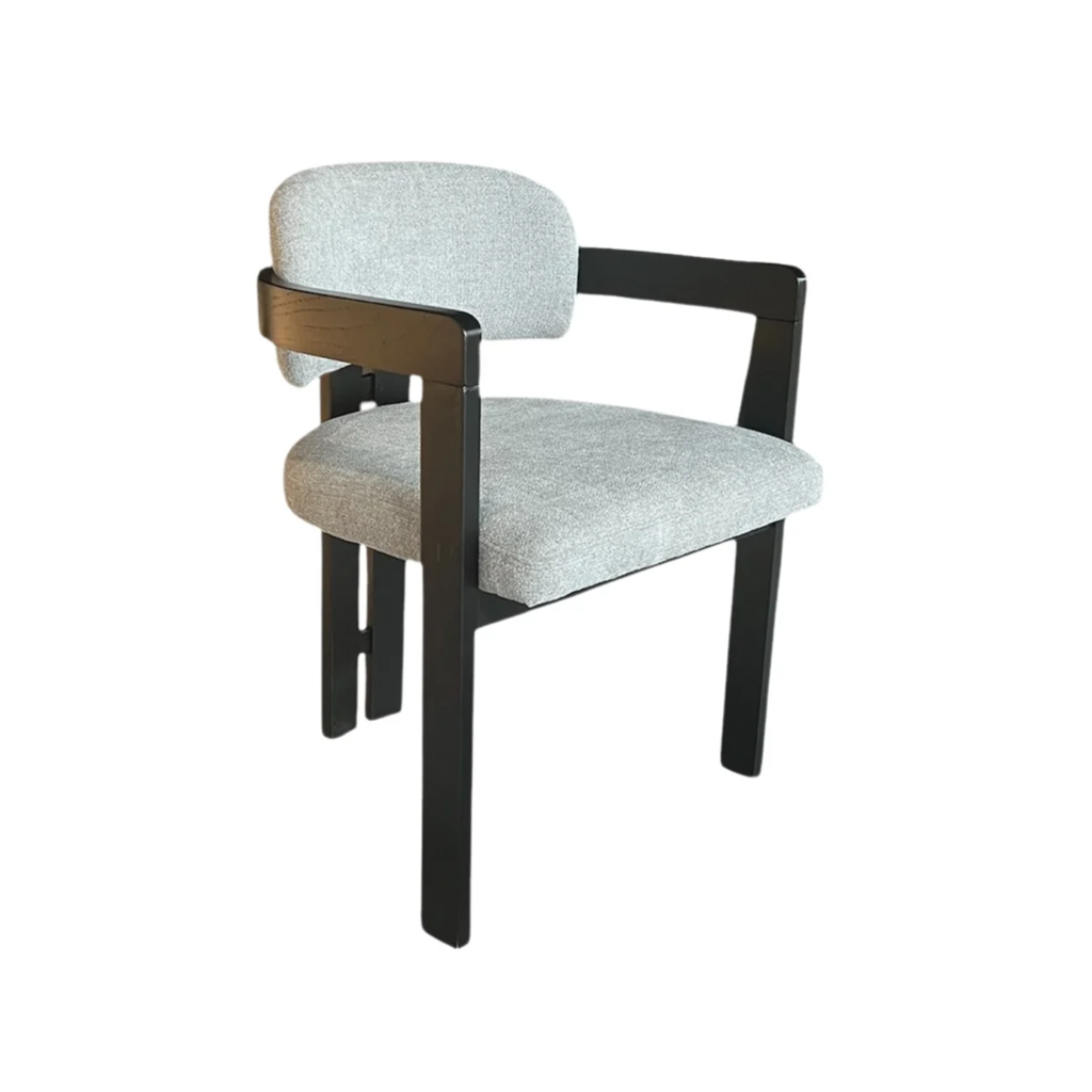 STUHL DUBAI ZB-5576 SCHWARZ BEINE GRAU
