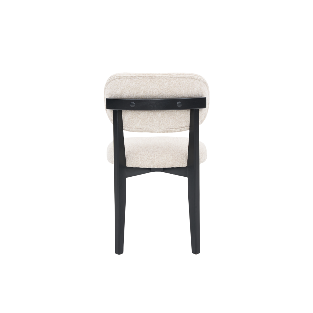 STUHL SILLA ZB-5684 SCHWARZE BEINE CREME DY2117-1