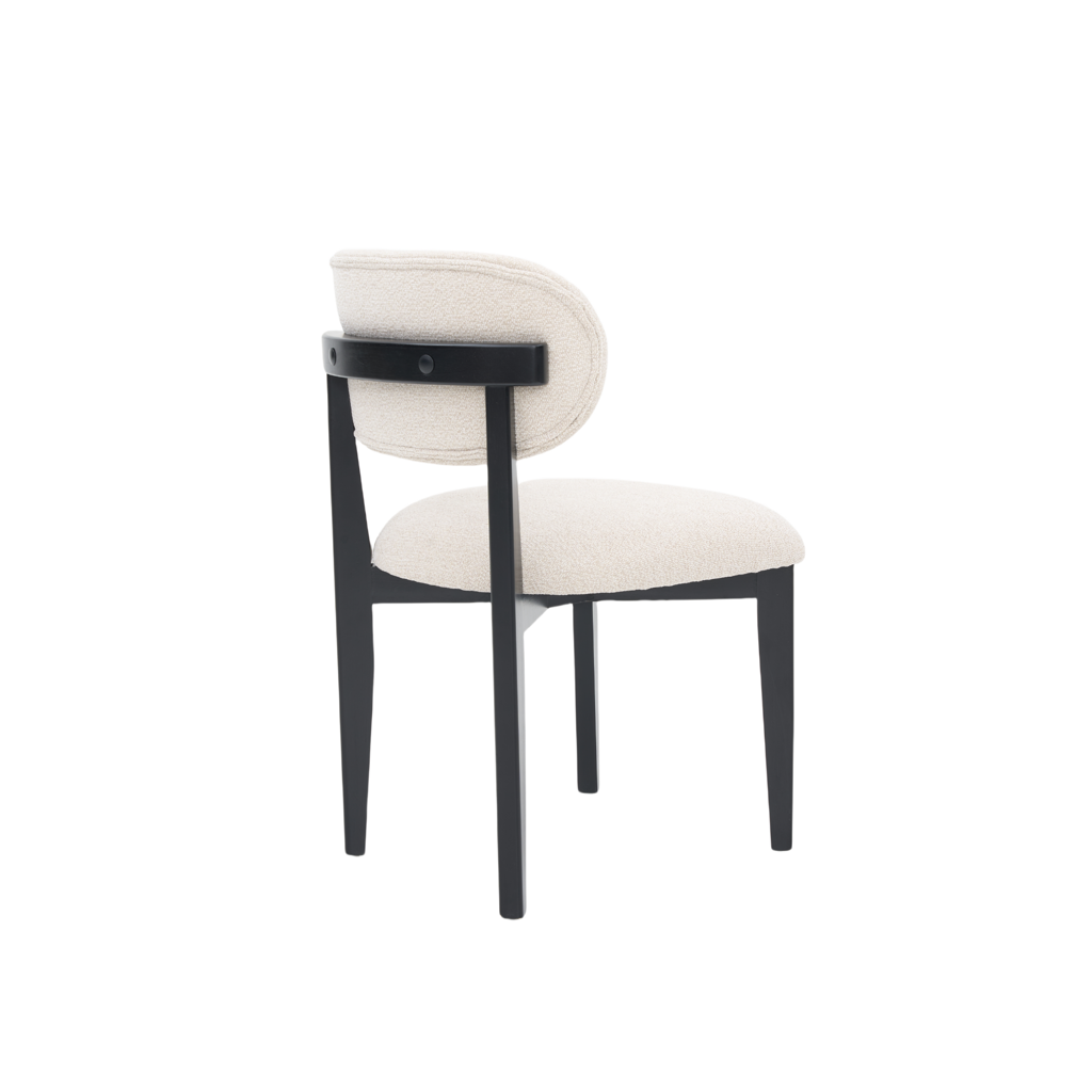 STUHL SILLA ZB-5684 SCHWARZE BEINE CREME DY2117-1