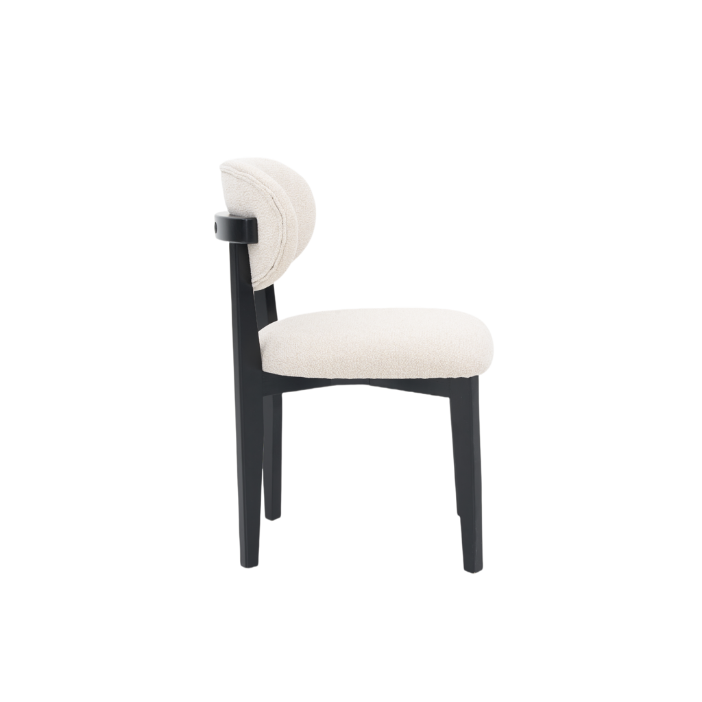 STUHL SILLA ZB-5684 SCHWARZE BEINE CREME DY2117-1