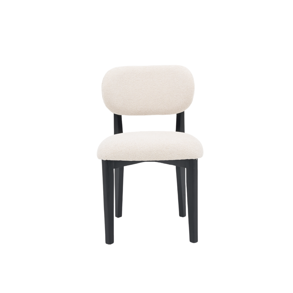 STUHL SILLA ZB-5684 SCHWARZE BEINE CREME DY2117-1