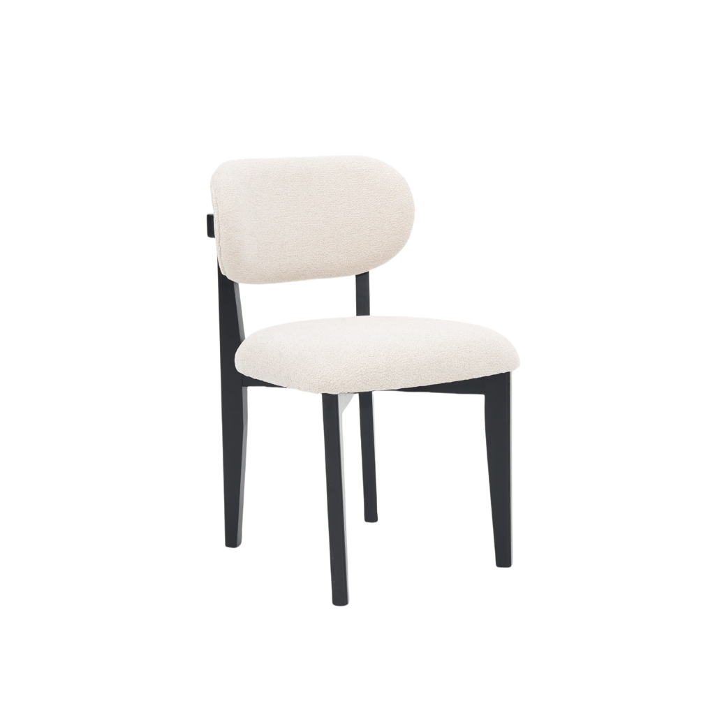 STUHL SILLA ZB-5684 SCHWARZE BEINE CREME DY2117-1