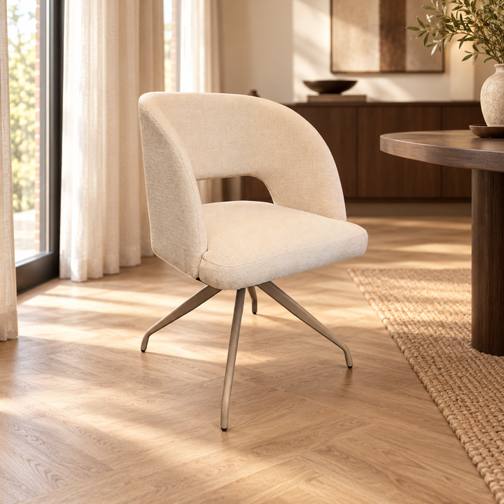 Eetkamerstoel Doha in een warm interieur